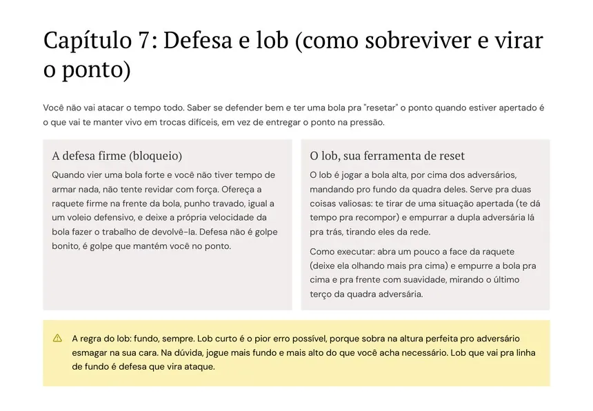 Página interna do e-book BT30 Start